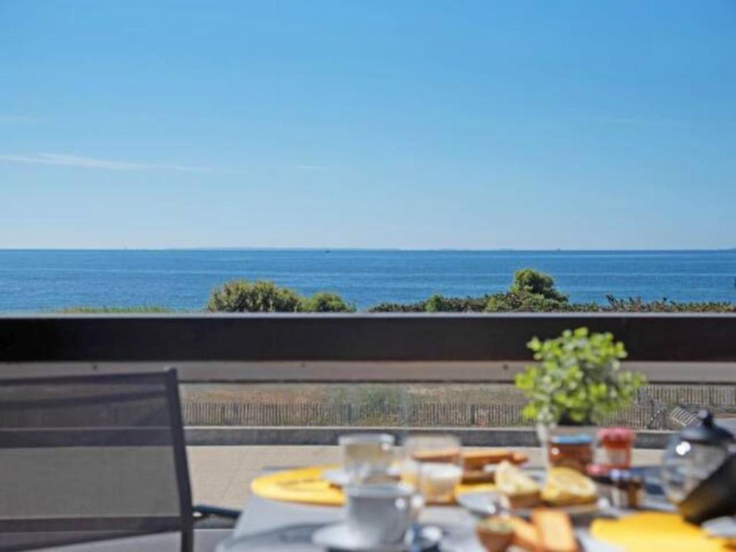 Carnac : Appt 4 P. Face Mer Vue Exceptionnelle Exterior foto